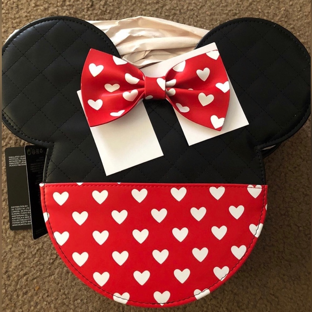 Loungefly Minnie/Mickey reversible crossbody